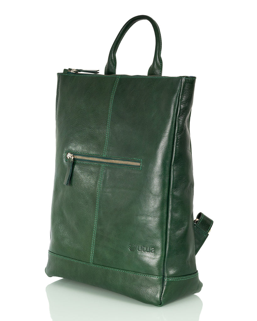 Green Utua Themis Exclusive vegetable tanned backpack